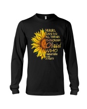 Nurses can do all things through Christ who streng Long Sleeve Tee thumbnail
