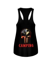 Camping Skull Ladies Flowy Tank thumbnail