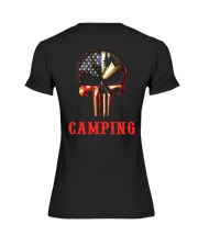 Camping Skull Premium Fit Ladies Tee thumbnail
