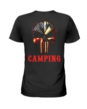 Camping Skull Ladies T-Shirt thumbnail