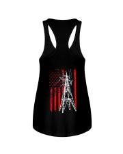 Power Line Flag Shirt Ladies Flowy Tank thumbnail