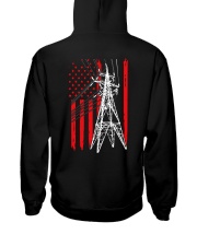 Power Line Flag Shirt Hooded Sweatshirt thumbnail