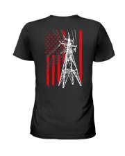 Power Line Flag Shirt Ladies T-Shirt thumbnail