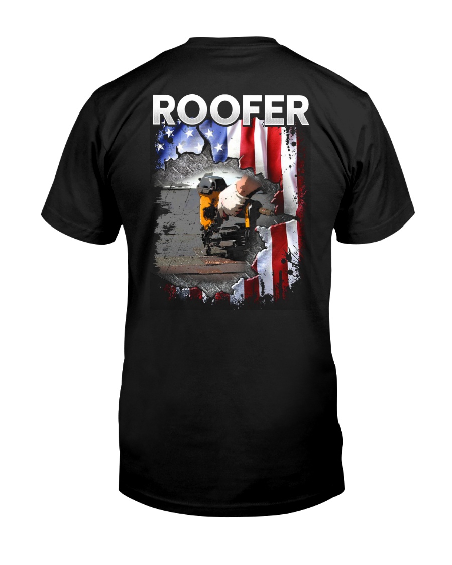 Roofer Flag Classic T-Shirt