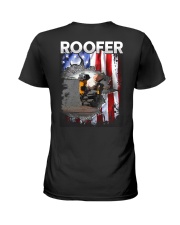 Roofer Flag Ladies T-Shirt tile