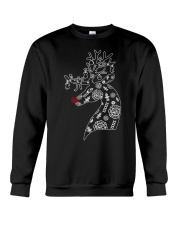 Firefighter Reindeer Merry Christmas Crewneck Sweatshirt thumbnail