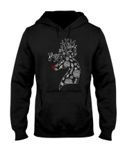 Firefighter Reindeer Merry Christmas Hooded Sweatshirt thumbnail