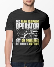 Heavy Equipment Operator Ditches Ain't Ones Classic T-Shirt lifestyle-mens-crewneck-front-13