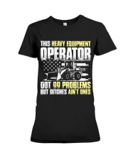 Heavy Equipment Operator Ditches Ain't Ones Premium Fit Ladies Tee thumbnail