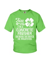 Concrete Finisher - Kiss Me Youth T-Shirt tile