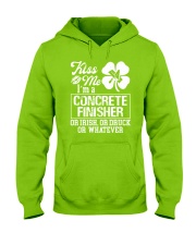 Concrete Finisher - Kiss Me Hooded Sweatshirt tile