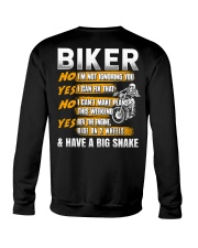 Biker Rev The Engine Ride On 2 Wheels Crewneck Sweatshirt thumbnail