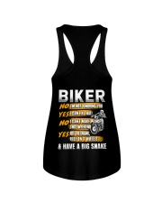 Biker Rev The Engine Ride On 2 Wheels Ladies Flowy Tank thumbnail