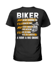 Biker Rev The Engine Ride On 2 Wheels Ladies T-Shirt thumbnail