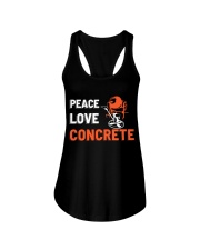 Peace Love Concrete Ladies Flowy Tank thumbnail