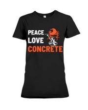 Peace Love Concrete Premium Fit Ladies Tee thumbnail