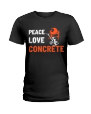 Peace Love Concrete Ladies T-Shirt thumbnail
