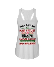 They Call Me Hair Stylist Because Partner In Crime Ladies Flowy Tank thumbnail