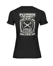 Plumber Hardest Part Premium Fit Ladies Tee thumbnail