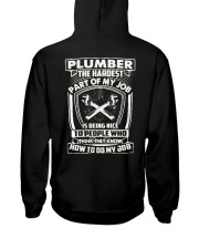 Plumber Hardest Part Hooded Sweatshirt thumbnail