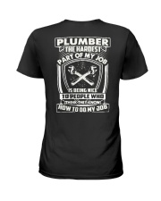 Plumber Hardest Part Ladies T-Shirt thumbnail