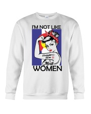 I'm Not Like Firefighter's Mom Most Women Crewneck Sweatshirt thumbnail