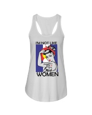 I'm Not Like Firefighter's Mom Most Women Ladies Flowy Tank thumbnail