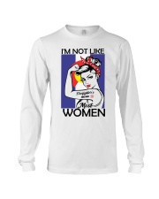 I'm Not Like Firefighter's Mom Most Women Long Sleeve Tee thumbnail