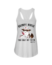 Grumpy Nurse Thou Shalt Nnot Try Me Ladies Flowy Tank thumbnail