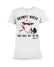 Grumpy Nurse Thou Shalt Nnot Try Me Premium Fit Ladies Tee thumbnail