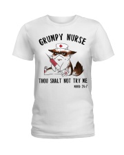 Grumpy Nurse Thou Shalt Nnot Try Me Ladies T-Shirt thumbnail