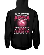 Concrete Finisher's Wife Is A Matter Of Choice Hooded Sweatshirt thumbnail