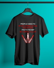 Electrician Effort Not To Be A Serial Killer Classic T-Shirt lifestyle-mens-crewneck-front-3