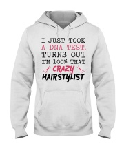 I Just Took A DNA Test - Crazy Hairstylist Hooded Sweatshirt thumbnail