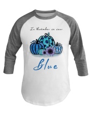 In November We Wear Blue Hairstylist Baseball Tee thumbnail