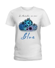 In November We Wear Blue Hairstylist Ladies T-Shirt thumbnail