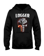 Logger I Can't Fix Stupid But I Can Fix Hooded Sweatshirt thumbnail