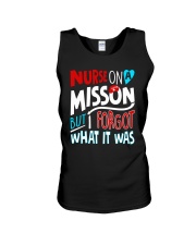 Nurse On A Misson But Forgot What It Was Unisex Tank tile