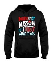 Nurse On A Misson But Forgot What It Was Hooded Sweatshirt tile