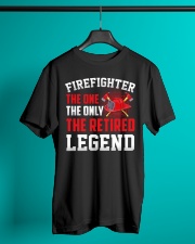 Firefighter The One The Only The Retired Legend Classic T-Shirt lifestyle-mens-crewneck-front-3