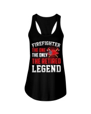 Firefighter The One The Only The Retired Legend Ladies Flowy Tank thumbnail