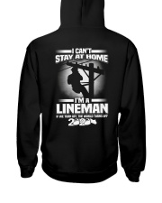 Lineman Can't Stay At Home Hooded Sweatshirt thumbnail