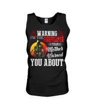 Warning I'm The Firefighter Your Mother Warned Unisex Tank tile
