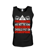 Firefighter Are Not The Kind Of People You Should Unisex Tank tile