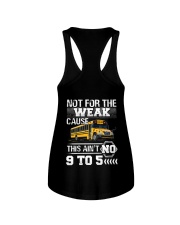 The weak Cause This ain't no 9 to 5 For Bus Driver Ladies Flowy Tank thumbnail