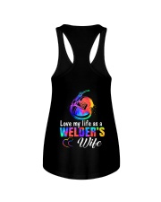 Love My Life As A Welder Wife Ladies Flowy Tank thumbnail