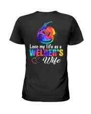 Love My Life As A Welder Wife Ladies T-Shirt thumbnail