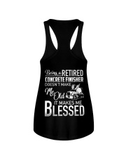 Being A Retired Concrete Finisher Ladies Flowy Tank thumbnail