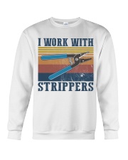 Electrician Work With Strippers Crewneck Sweatshirt thumbnail