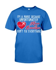 I'm A Nurse Because Unfort Unately Kisser Bandager Premium Fit Mens Tee thumbnail